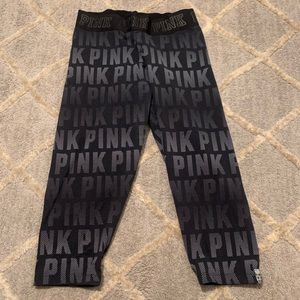 Vs pink cropped leggings